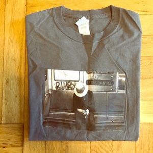 Custom t shirt with black and white photo